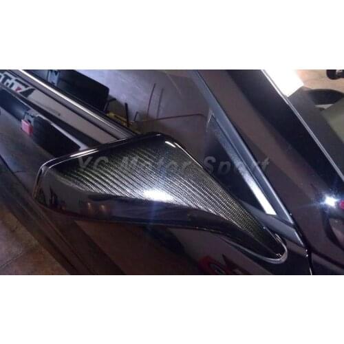 Car Styling FIT 100% Carbon Fiber Rearview Side Mirror Cover Cap Case 2PCS Fit For 2010-2011 Mirror Cover Cap