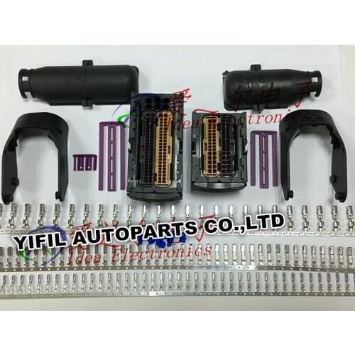 1set 60 Pin/Way 94 Pin/Way TE Engine Computer 2nd Generation EA888 EA111Plug With Terminal Seal For VW 1-1355125-1 1-1355114-1