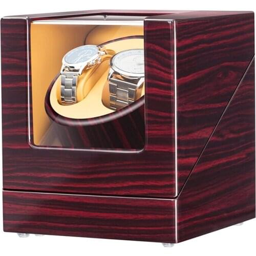 Double Watch Winder with Quiet Japanese Mabuchi Motor