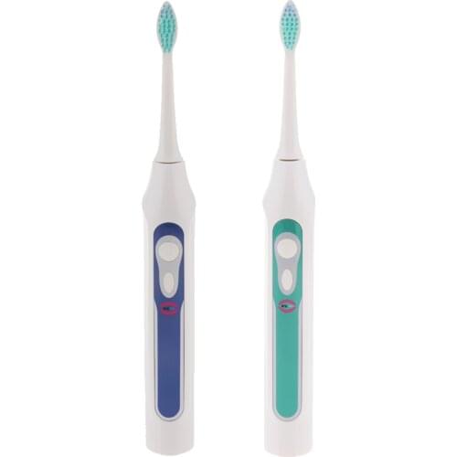 Soft Oral Care Teeth Cleaning Electric Toothbrush + 2 Replacement Brush Head Electric Toothbrush Sonic Wave Rechargeable