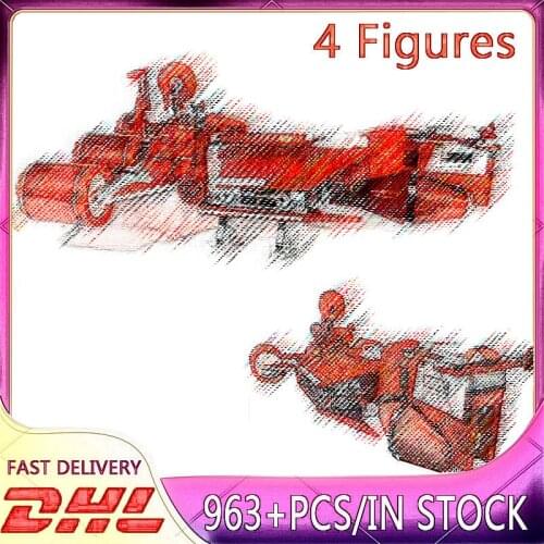 Hot 963PCS Star Series War The Republic Cruiser Model with Paper Instruction Building Block Toy Childrens DIY Gitf