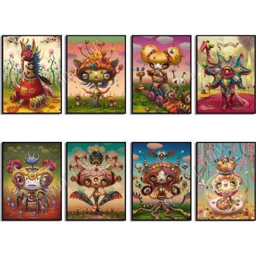 Full Square / Round Diamond Painting Kits Crystal Mosaic Pattern Robot Girls 5D Diamond Art Beaded Cross Stitch Hobby & Crafts