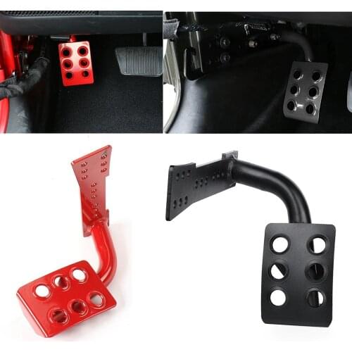 Metal Car Interior Decoration Dead Pedal Left Side Foot Rest Kick Panel For Jeep Wrangler JK Accessories 2007-2017 Car Styling