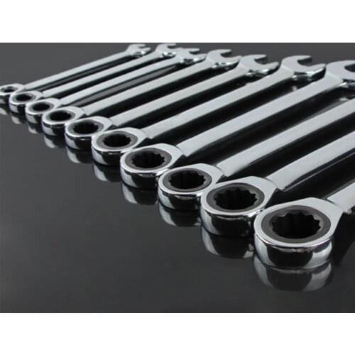 Multi-Size Dual-Use Ratchet Wrench Quick Wrench Set Hardware Tool Auto Repair Board Double-Headed Torx Wrench Tool Set c50