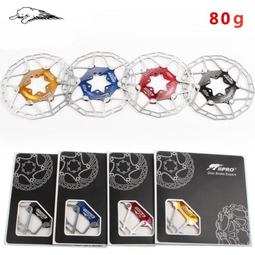 Mtb disc brake rotor 160mm road bike mountain bike floating zipper floating disc brake rotor pad ultra light with screws