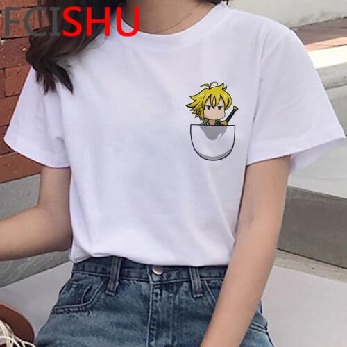 Death Note Seven Deadly Sins Fullmetal Alchemist the Promise Neverland male japanese couple graphic tees grunge t shirt tumblr
