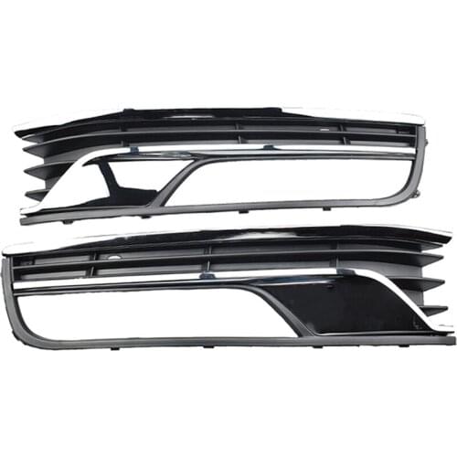 Front Bumper Fog Light Lamp Radiator Grills Cover 3AD853665 3AD853666 for -Passat B7 2012 2013 2014 2015 2016