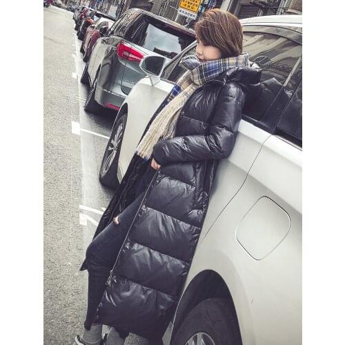 Women Clothes 2020 Winter Coat Women Duck Down Jacket Women Korean Puffer Jackets Long Coat Doudoune Femme Hiver MY1494
