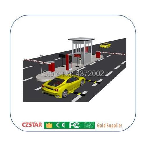 1-35m long range ETC parking vehicle toll station gate uhf rfid 8 antenna connector channel uhf rfid reader with windshield tag