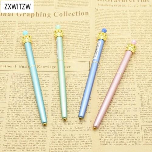 Fine fashion crown fountain pen 0.38mm delicate fountain pen for school office