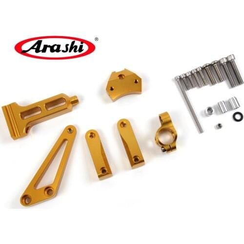 Arashi For HONDA CB1300 2003-2011 Steering Stabilizer Damper Bracket Mount CB 1300 CB-1300 2003 2004 2005 2006 2007 08 09 10 11