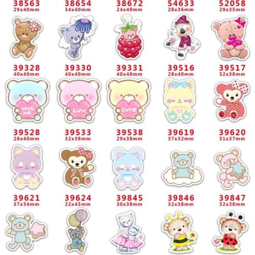 10 Pcs Cartoon Planar Resin Cabochons PR38563