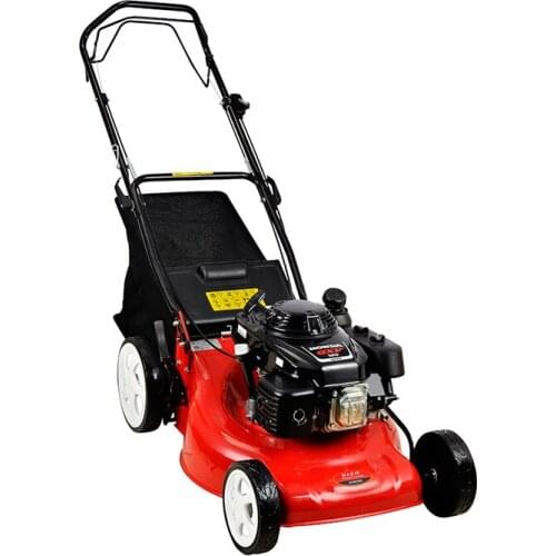 20 Inches Four-stroke Gasoline Lawn Trimmer Self-propelled Hand Push Park Greening Mowing Weeding Lawn Mower Garden Equipment