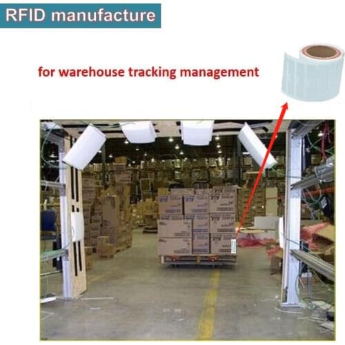 100pc/lot RFID UHF Alien 9654 wet inlay Label Sticker 860~960Mhz 915mhz passive rfid EPC Class1 Gen2 for vehicle access control