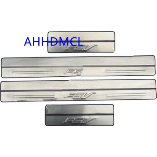 Car Welcome Pedal Threshold Strip Door Sill Strip For Zhonghua FSV 2009 2010 2011