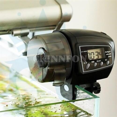DHL 50PCS Digital LCD Automatic Aquarium Fish Feeder Timer Food Feeding Electronic Timer Fish Supplies