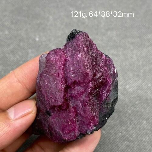 Best! 100% natural Myanmar Fluorescent Ruby rough mineral stones and crystals healing crystals quartz gemstones