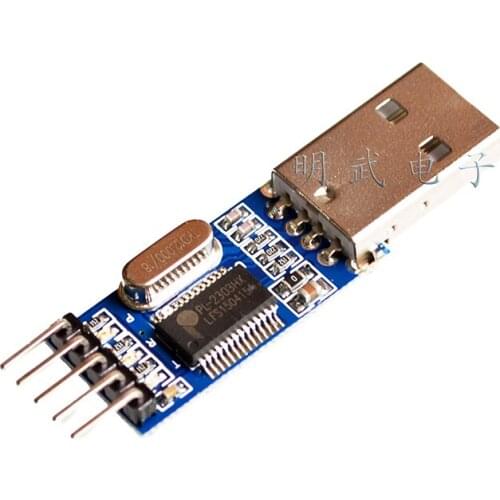 2Set PL2303 For Arduino USB To RS232 TTL Converter Adapter Module PL2303 PL2303HXA Download Board Module 4Pin Cable For Arduino