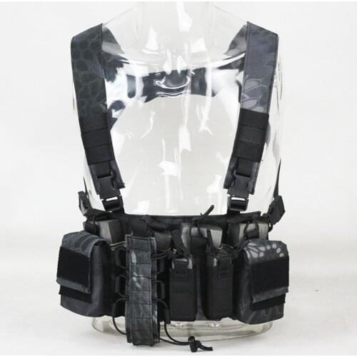 CS Match Wargame Chest Rig Airsoft Tactical Vest Military Gear Pack Magazine Pouch Holster Molle System Waist Men Nylon Swat