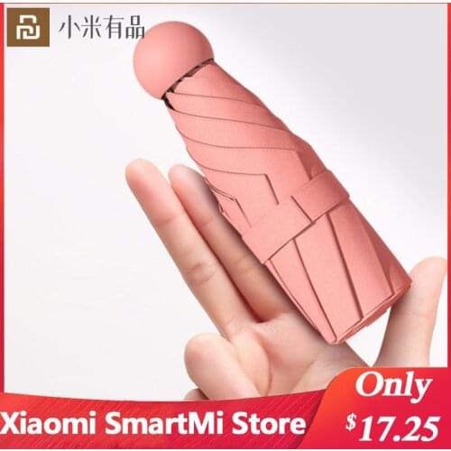 New Arrival Youpin Capsule Umbrella Sun Protect UV Umbrella Ultra Light Super Mini Gift Folding Umbrella for Child Adult Couple