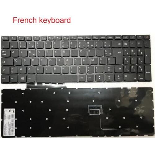 New AZERTY clavier for Lenovo IdeaPad 110 Touch-15ACL 110-15ACL 110-15AST 110-15IBR no frame Keyboard