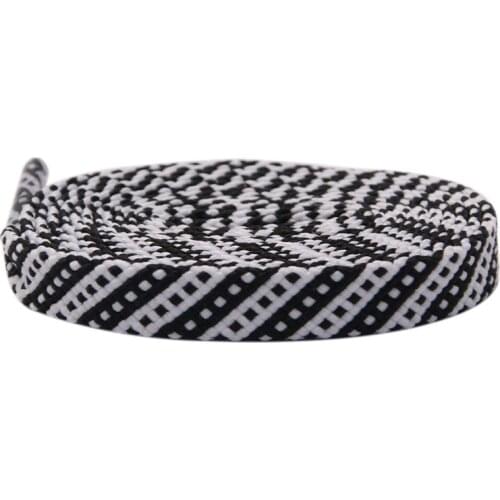 7MM Double Color Polyester Flat Shoelaces Men Women Sneaker Laces 2021 Unisex Cords For Boots Sneaker Canvas