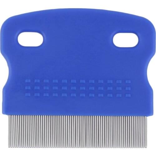 Dog Flea Comb Steel Brush Hair Comb Dog Grooming Trimmer Cute Pet Cat Dog Comb