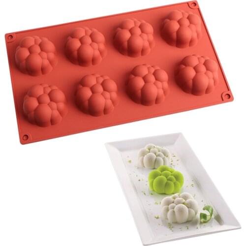 6 Clouds Shape Silicone Mold Dessert Mousse Baking Form Moulds Chocolate Cake Mold Cake Decorating Tools for Wholesale