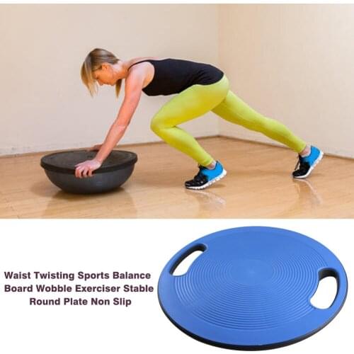 Recovery Stable Gym Training Balance Board Yoga Round Plate Waist Twisting Wobble Exerciser Strong Bearing Anti Skid Non Slip