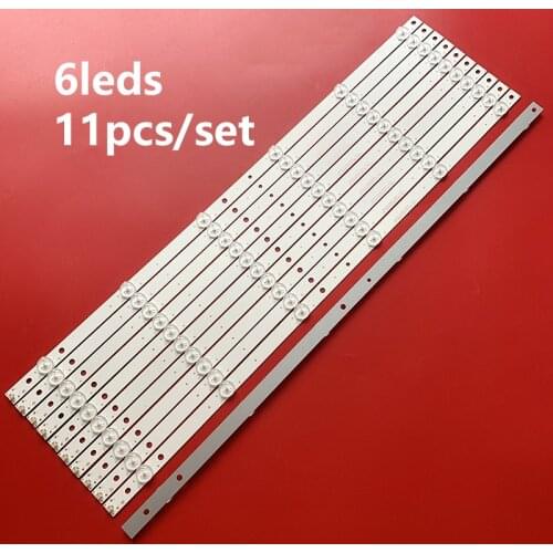 11pcs/lot led backlight strip 6lampfor hai er LS55G310Z LS55AL88R81A2 CRH-B55UKS35350611661-REV1.1