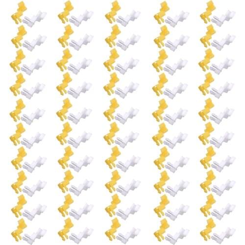 100Pcs 69293-12050 Nylon Car Front Door Handle Lock 5mm Rod End Clip Accessories Fit for Toyota Lexus 8.5mm Hole 69293-12060