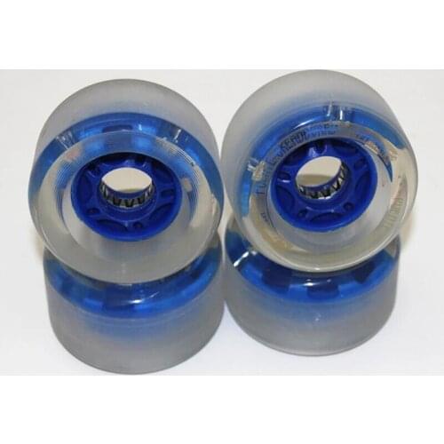 4pcs Skateboard Flash Roller Wheel LED Light Wheel DanceBoard Longboard Double Rocker Flashing wheel 70 * 42mm