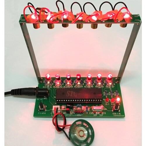 51 SCM Laser Harp Electronic Organ Piano The music Box Puzzle Technology DIY Kit 77UB