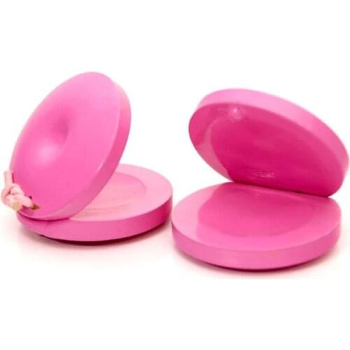 Free ship 5.5cm 2pc toddler wooden wood musical instrument toy CASTANETS for kids noise maker percussion music educational toy