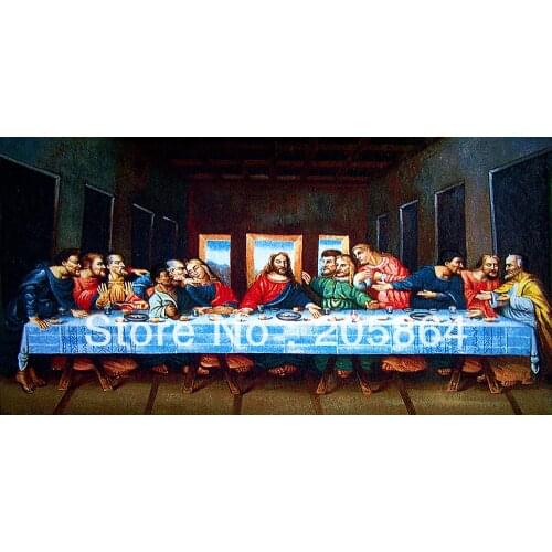 Free shipping famous classical art picture,DIY picture,LAST SUPPER,gobelin tapestry,Wall hanging