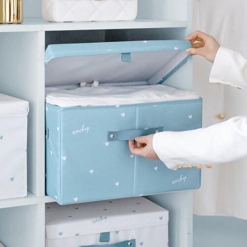 Large Capacity Storage Box Collapsible Clothes Shoes Quilt Wardrobe Organizer Waterproof Household Bedroom Supplies Accessories