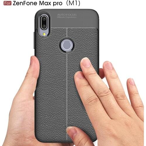 Asus Zenfone Max Pro M1 Case Cover ZB601KL Silicon Carbon Fiber Case for Asus Max Pro M1 Soft Luxury Coque Etui Fundas Accessory
