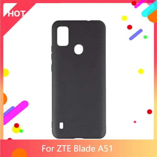 Blade A51 Case Matte Soft Silicone TPU Back Cover For ZTE Blade A51 Phone Case Slim shockproof