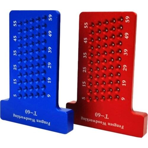 Woodworking line ruler Hole Scribing Gauge Precision Squares Triangle ruler woodworking crossed-out Measuring Tool T60 T-type Ru