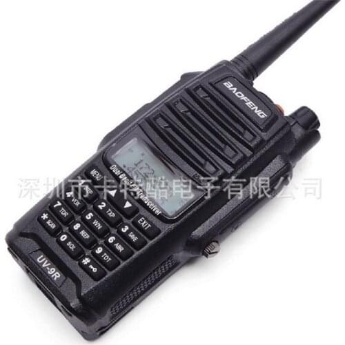By dhl or fedex 5pcs Baofeng UV-9R Waterproof Walkie Talkie Uhf Vhf Ham HF Portable Radio UV 9R Police Equipment Walky Talky