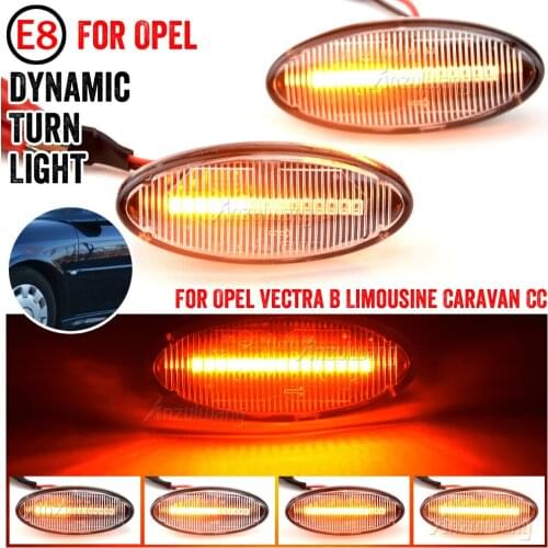 For Opel/Vauxhall Vectra B MK1 1995 1996 1997 1998 1999 2000 2001 2002 2003 Dynamic LED Indicator Side Marker Signal Accessories