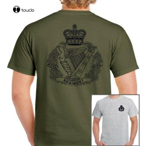 The Royal Irish Regiment T-Shirt British Army Forces Top Tee Cap Badge Logo Ta