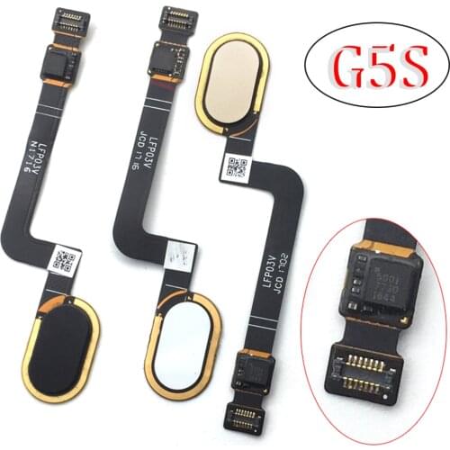 New For Motorola Moto G5S Home Finger Reader Fingerprint Reader Sensor Home Button Flex Cable