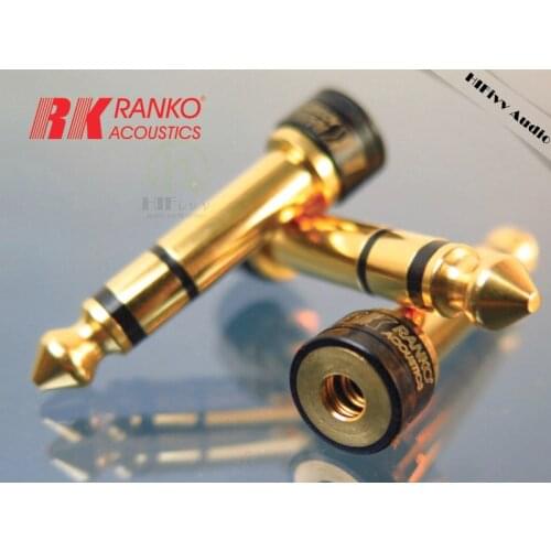 Hifi Gold-plated headphone audio 6.5mm to 3.5mm guitar microphone plug adapter electronic piano headset amplifier connector