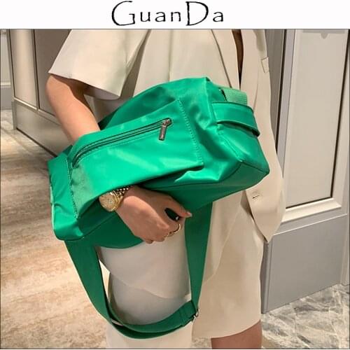 Fashion Waterproof Nylon Sports Gym Bags Women Large Capacity Fitness Yoga Shoulder Bag Weekend Travel Handbag Men With Strap