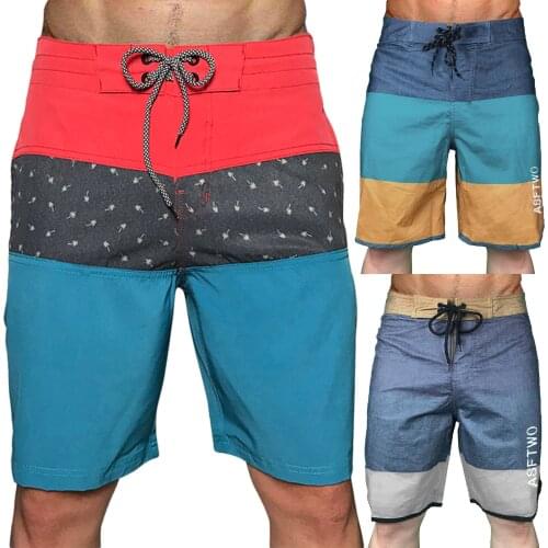 Men Beach Shorts Summer Swimming Trunks Male Swimwear Quick Dry Plus Size Surfing Quick-drying Beach Pants Shorts Купальник