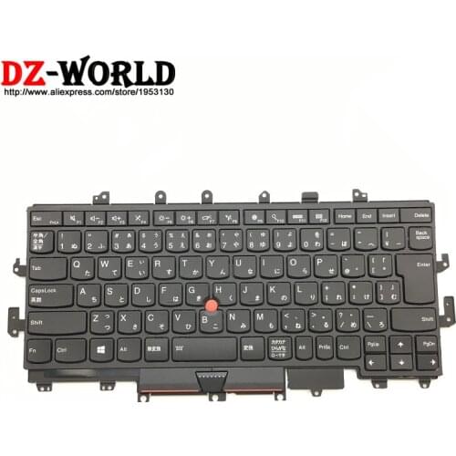 New Original JP Japanese Backlit Keyboard for Lenovo Thinkpad X1 Yoga 1st Gen 20FR 20FQ Backlight Teclado 00PA073 SN20H34982