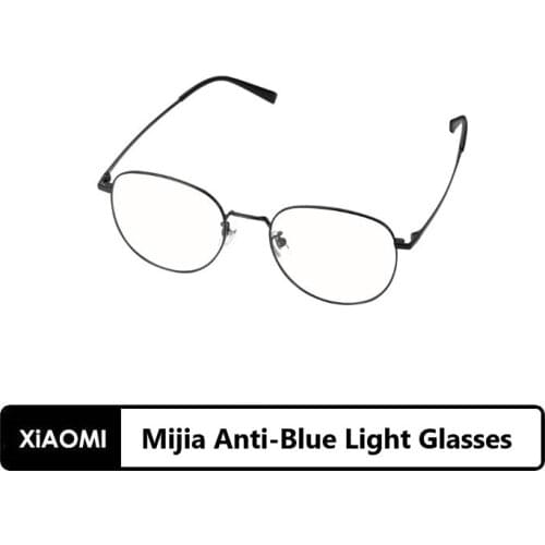 Xiaomi Mijia Anti-Blue Light Glasses 80% Higher Blue Light Blocking Ultra-light Ti Temples Nylon Lens Anti-fouling Wear-Resistan