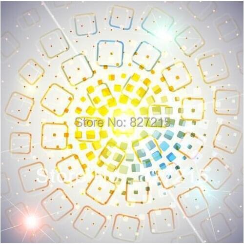 HD-030 PVC stretch ceiling film for the ceiling decoration fantastic cubes wall decoration