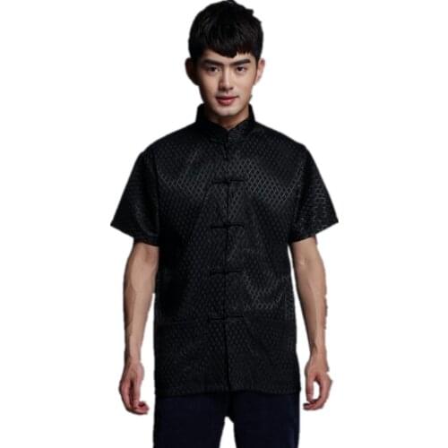 Shanghai Story Kungfu Shirt chinese tops traditional Chinese Traditional clothing Tang suit mandarin collar shirt 2 color